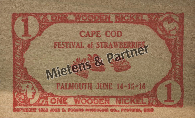 Vereinigte Staaten von Amerika (Präsidiale Bundesrepublik) 1 Wooden Nickel (69061)