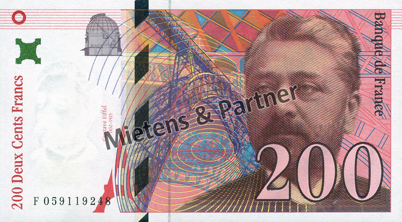 Frankreich (5. Republik) 200 Francs (25086)