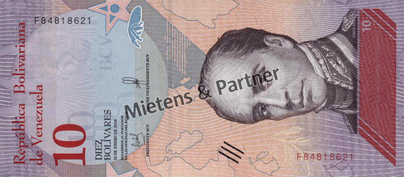 Venezuela (Bolivarische Republik) 10 Bolivares (55256)