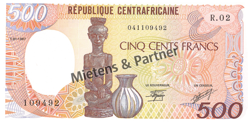 Zentralafrikanische Republik (Republik) 500 Francs (40819)