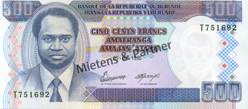 Burundi (Republik) 500 Francs (03522)