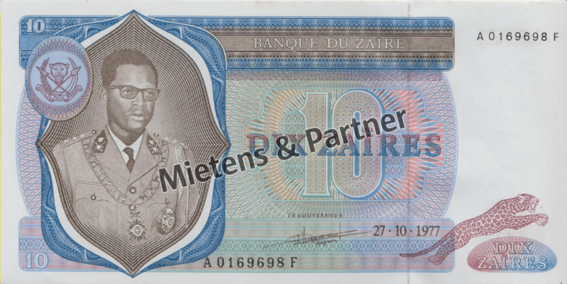 Zaire - Kongo (Republik) 10 Zaires (38476)