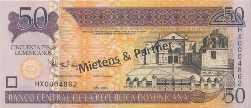 Dominikanische Republik (Republik) 50 Pesos Dominicanos (38667)