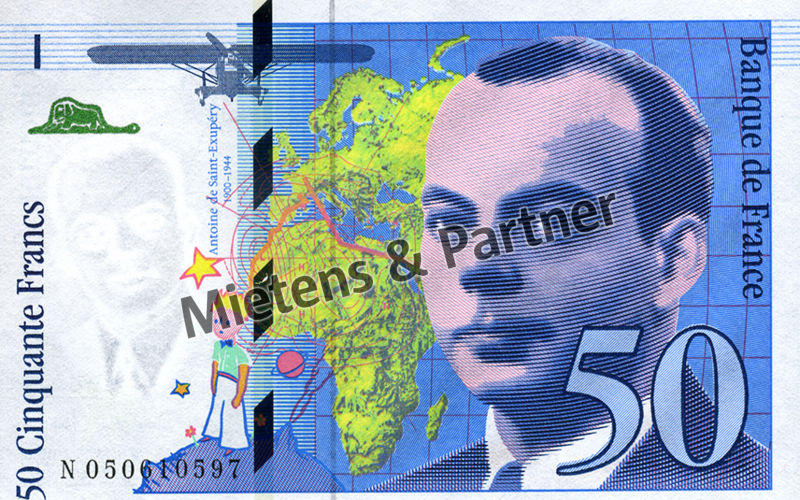 Frankreich (5. Republik) 50 Francs (02326)