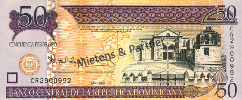 Dominikanische Republik (Republik) 50 Pesos Oro (04377)