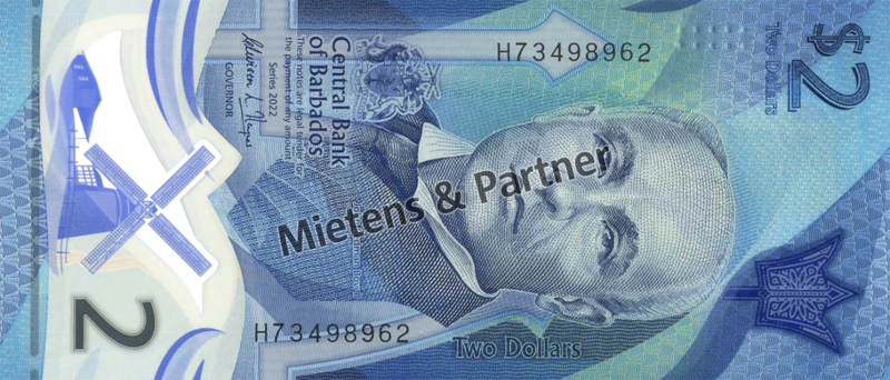 Barbados (Parlamentarische Republik) 2 Dollars (65606)
