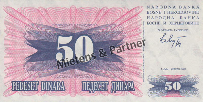 Bosnien und Herzegowina (Bundesrepublik) 50 Dinara (03065)