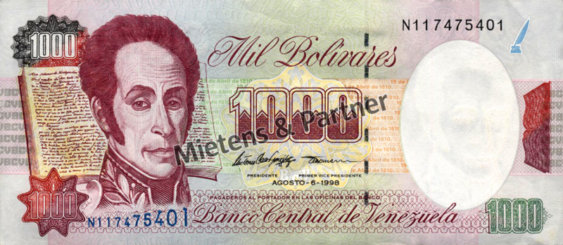 Venezuela (Republik) 1.000 Bolivares (49874)