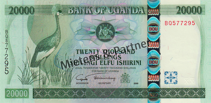 Uganda (Republik) 20.000 Shillings (03630)