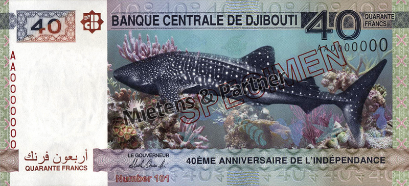 Dschibuti (Republik) 40 Francs (51103)