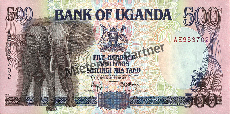 Uganda (Republik) 500 Shillings (47996)