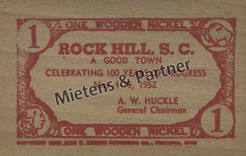 Vereinigte Staaten von Amerika (Präsidiale Bundesrepublik) 1 Wooden Nickel (69035)