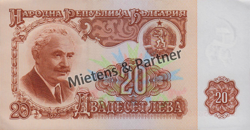 Bulgarien (Volksrepublik) 20 Leva (52760)