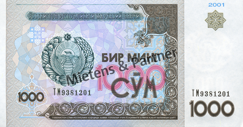 Usbekistan (Republik) 1.000 Som (02904)
