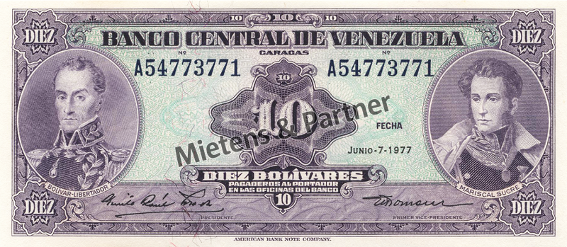Venezuela (Republik) 10 Bolivares (51737)