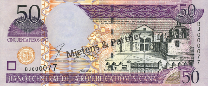 Dominikanische Republik (Republik) 50 Pesos Oro (04392)