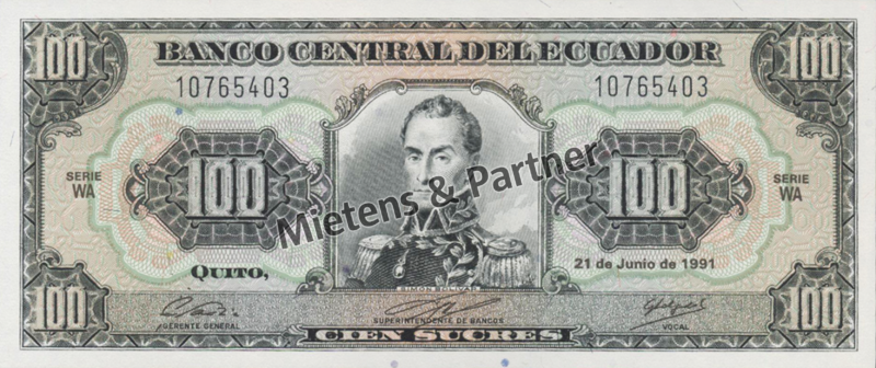 Ecuador (Republik) 100 Sucres (54044)