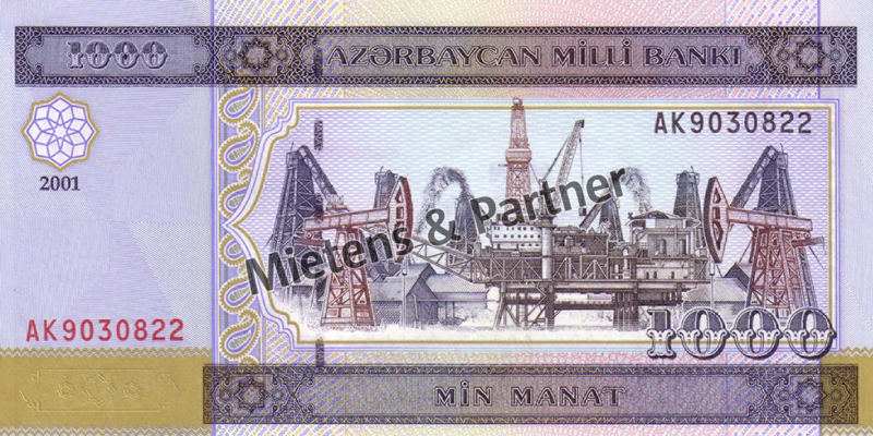 Aserbaidschan (Republik) 1.000 Manat (02823)