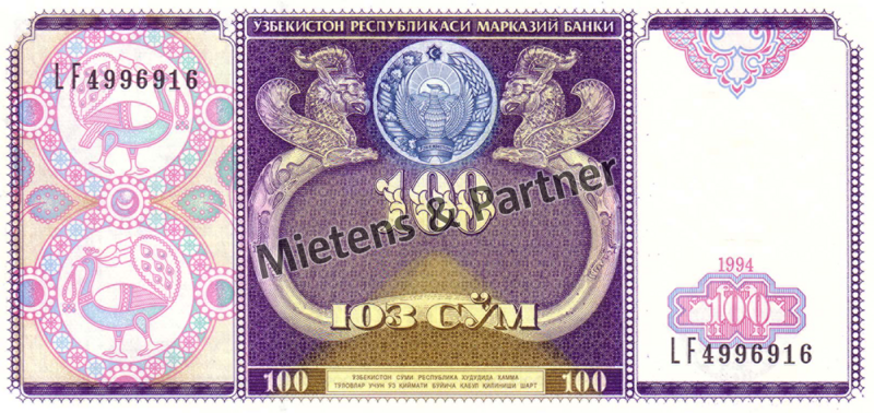 Usbekistan (Republik) 100 Som (02902)