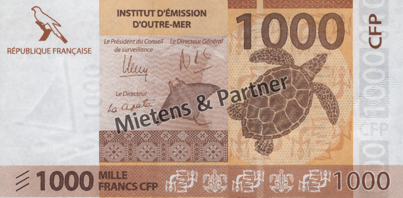 Französische Überseegebiete im Pazifik (Währungsraum) 1.000 Francs (35770)