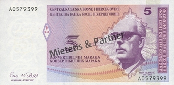 Bosnien und Herzegowina (Bundesrepublik) 5 Convertible Maraka (03080)