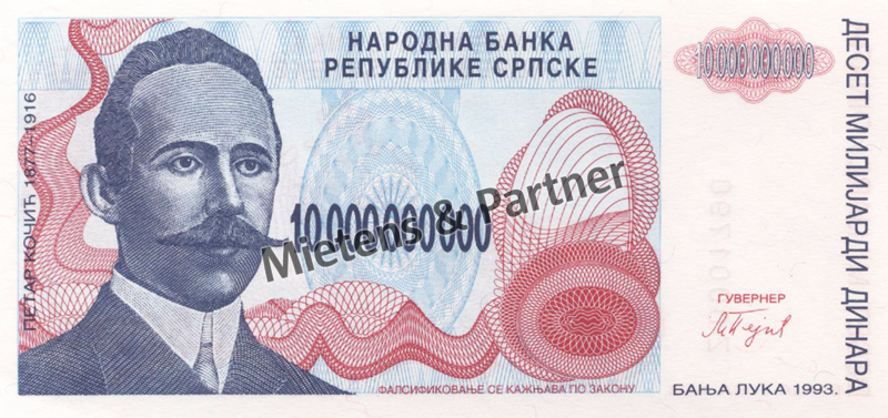 Bosnien und Herzegowina (Republik Srpska) 10 Billion Dinara (51842)