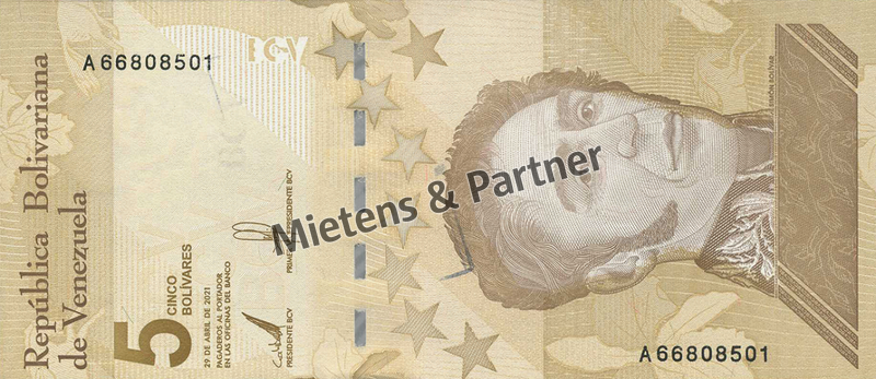 Venezuela (Bolivarische Republik) 5 Bolivares Digitales (65945)