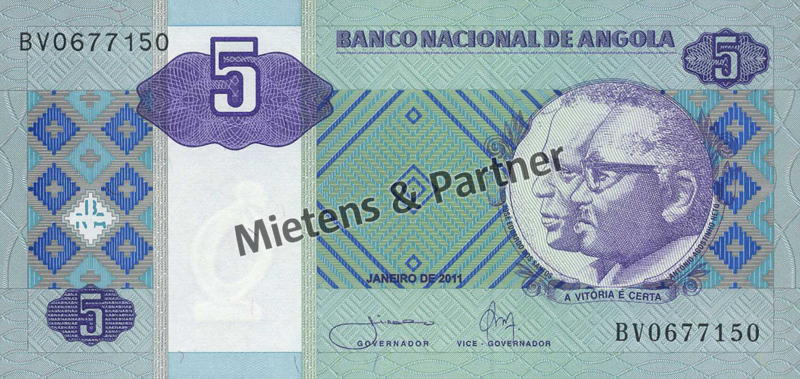 Angola (Republik) 5 Kwanzas (59130)