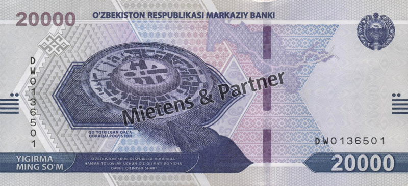 Usbekistan (Republik) 20.000 Som (62154)