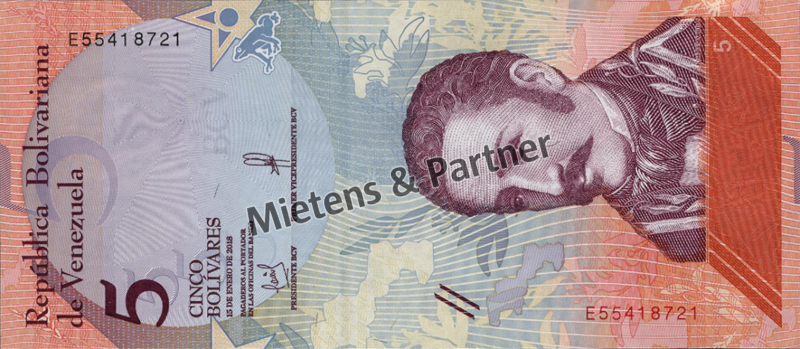 Venezuela (Bolivarische Republik) 5 Bolivares (55255)