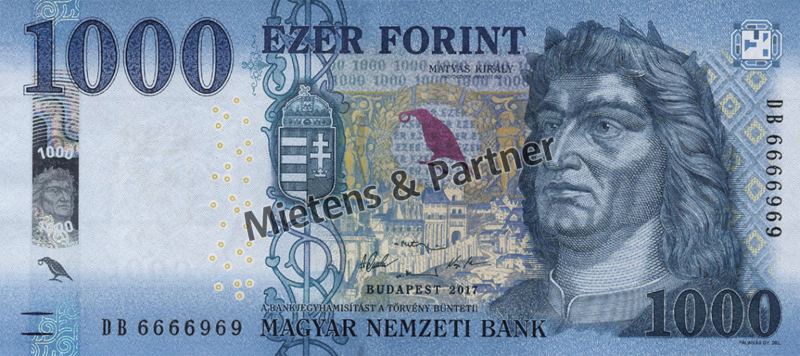 Ungarn (Parlamentarische Republik) 1.000 Forint (57133)