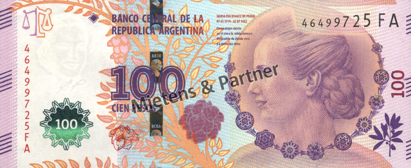 Argentinien (Republik) 100 Pesos (43574)