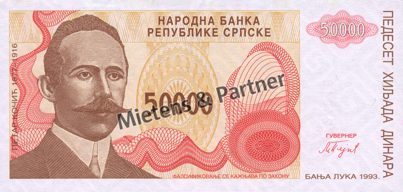 Bosnien und Herzegowina (Republik Srpska) 50.000 Dinara (03129)