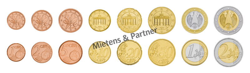 Deutschland (Bundesrepublik) 1, 2, 5, 10, 20, 50 Euro Cent, 1, 2 Euro (06479)