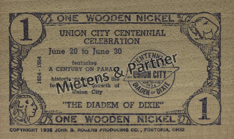 Vereinigte Staaten von Amerika (Präsidiale Bundesrepublik) 1 Wooden Nickel (69065)