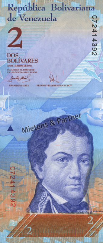 Venezuela (Bolivarische Republik) 2 Bolivares (04588)