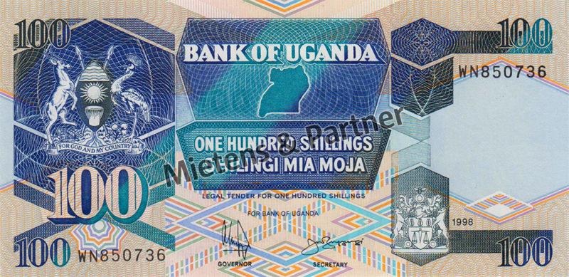 Uganda (Republik) 100 Shillings (03635)