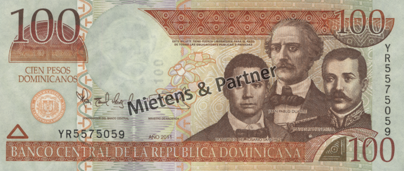 Dominikanische Republik (Republik) 100 Pesos Dominicanos   (29521)