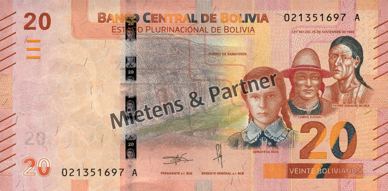 Bolivien (Republik) 20 Bolivianos (54084)