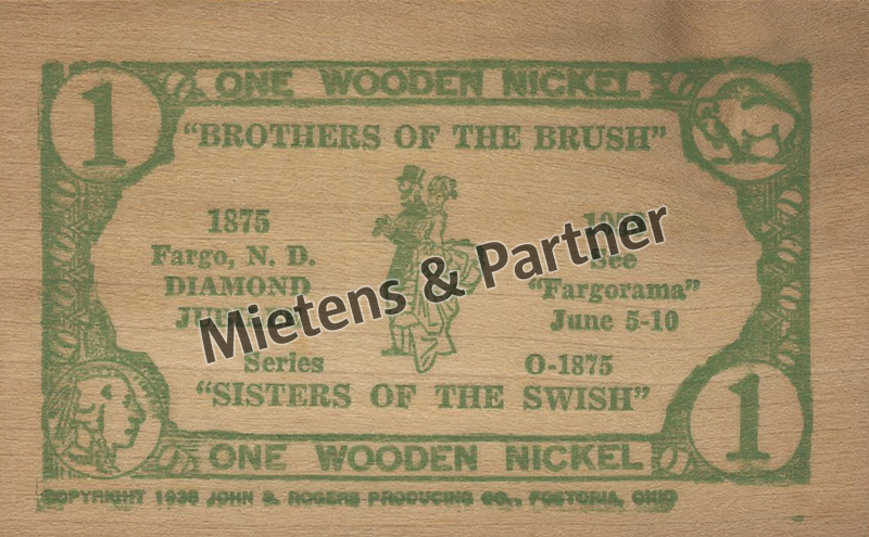 Vereinigte Staaten von Amerika (Präsidiale Bundesrepublik) 1 Wooden Nickel (69057)