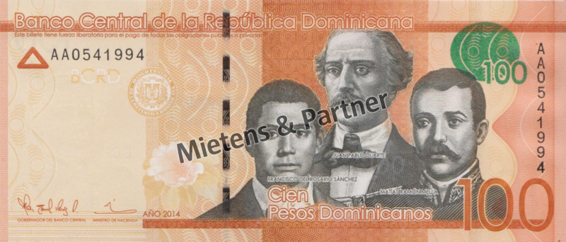 Dominikanische Republik (Republik) 100 Pesos Dominicanos (38670)