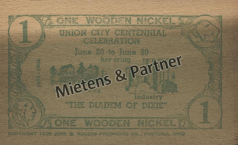 Vereinigte Staaten von Amerika (Präsidiale Bundesrepublik) 1 Wooden Nickel (69043)