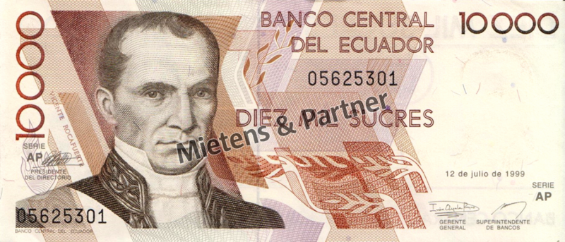 Ecuador (Republik) 10.000 Sucres (40011)