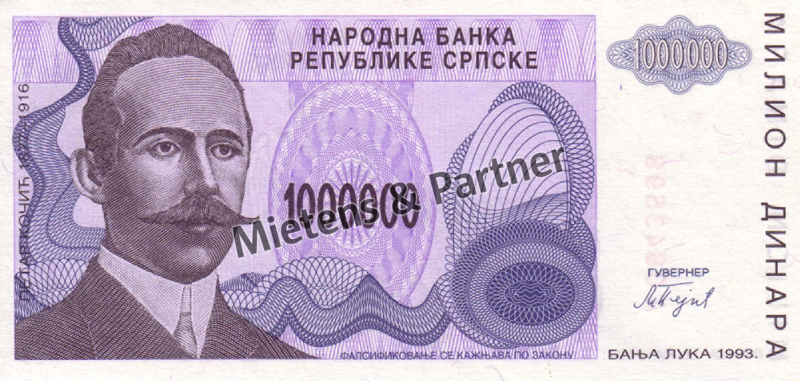 Bosnien und Herzegowina (Republik Srpska) 1 Million Dinara (03124)