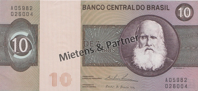 Brasilien (Bundesrepublik) 10 Cruzeiros (35608)