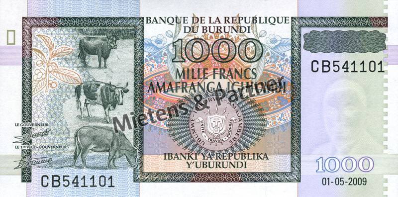 Burundi (Republik) 1.000 Francs (03532)