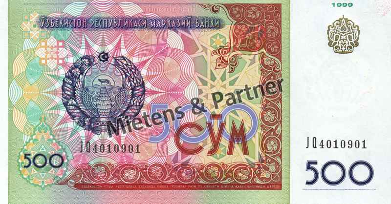Usbekistan (Republik) 500 Som (02903)