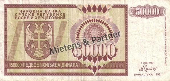 Bosnien und Herzegowina (Republik Srpska) 50.000 Dinara (03118)