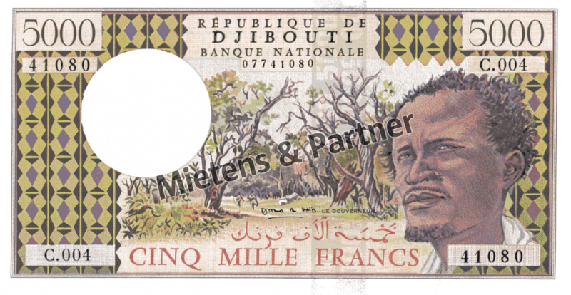 Dschibuti (Republik) 5.000 Francs (03570)