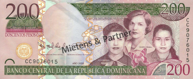 Dominikanische Republik (Republik) 200 Pesos Oro (31056)